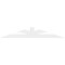 Ekena Millwork Richland Architectural Grade PVC Gable Bracket, 108"W x 18"H x 2"D x 6"F, 4/12 Pitch GBP108X18X0206RIC00 - alternate 4